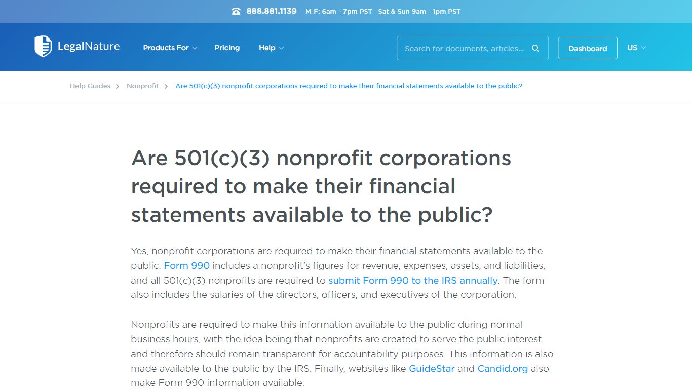Are Nonprofit Corporations Required to Make Financial Statements Public ...