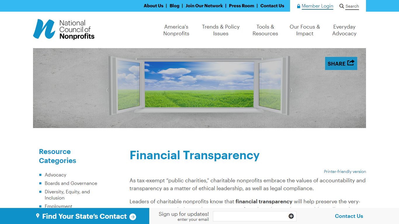 Financial Transparency | National Council of Nonprofits